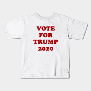 Vote for Trump 2020 Napoleon Dynamite Kids T-Shirt